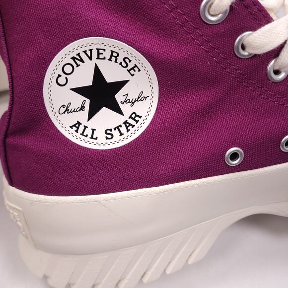Converse All Star Athletic Sneaker Shoe Womens Size 9 Mens Size 7 A03701C Purple - Picture 8 of 10